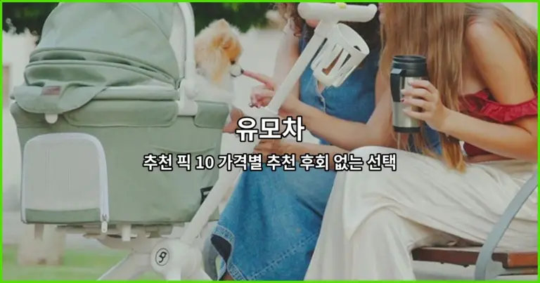 유모차 추천 픽 10 가격별 추천 후회 없는 선택