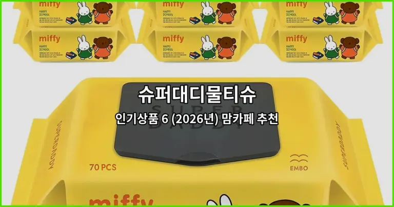 슈퍼대디물티슈 인기상품 6 (2026년) 맘카페 추천